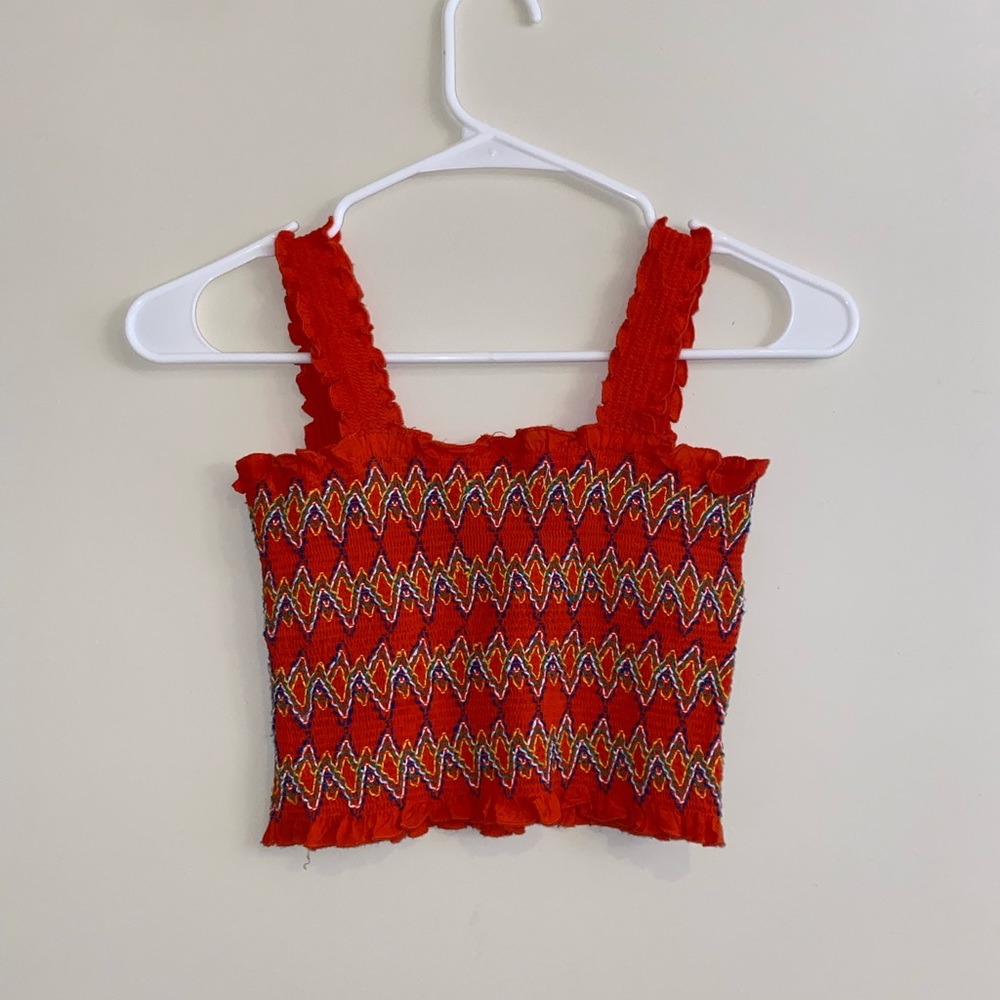 Multi color crop top